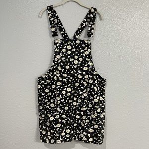 Flowered Overall Dress